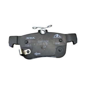 Plaquettes de frein Nda Ga8135(9) semi-métalliques pour Honda Civic, pièce de rechange arrière 43022 Tba A03 - Product Image 1