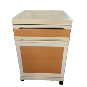 Mesa de Noche Integrada de Acero y Plástico para Hospital, con Superficie Móvil de ABS, Fácil de Limpiar, para Uso en Hospitales y Residencias de Ancianos - Product Image 5