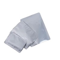 Sacs refermables miniatures en PE avec logo imprimé en héliogravure, en papier kraft recyclable, pour emballage alimentaire et cadeaux, plats, anti-odeur, avec fenêtre transparente