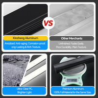 Profilé en aluminium LED pour éclairage professionnel, profilé en aluminium LED pour systèmes d'éclairage architectural
