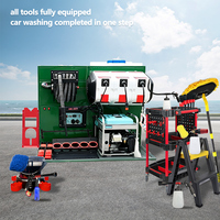 Équipement de nettoyage intégré pour véhicules électriques, outils de rangement et accessoires pour des tâches de nettoyage rapides sur site