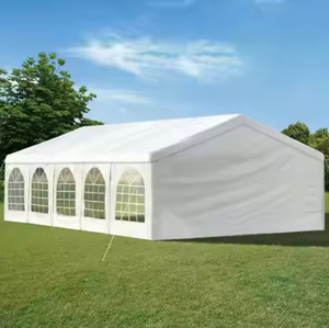 <span class=keywords><strong>Tente</strong></span> d'événement carrée imperméable en PVC avec structure en aluminium 20x20m, facile à assembler et portable pour les mariages et les fêtes en plein air - Product Image 1