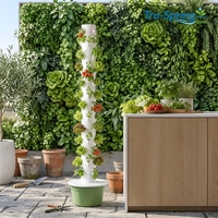 Nouveau système hydroponique d'irrigation intérieur Tru-Spring à 13 couches, anti-UV, avec pompe, tour verticale automatique pour usage domestique et extérieur