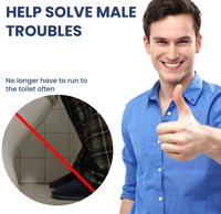 Huile de massage corporel pour hommes : Gouttes de soin pour soulager l'inconfort de la prostate masculine et renforcer la vitalité – Formule liquide