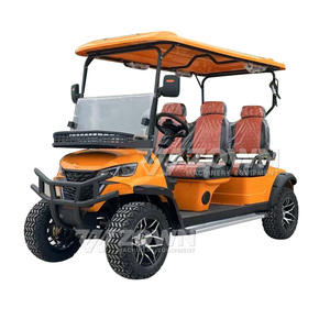 Carrito de golf eléctrico todoterreno para cuatro pasajeros con ruedas de aleación para villas, complejos turísticos y excursiones. - Product Image 2