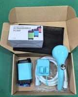 Pompe à eau électrique rechargeable portable d'urgence 6000mAh en PVC pour le camping, la randonnée, les voyages et le lavage