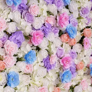 Panel de Flores Artificiales 3Dromantic, Desmontable y Moderno, Ideal para Bodas, Fiestas de Cumpleaños y Decoración de Banquetes de Hotel. - Product Image 6