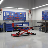 Plateforme élévatrice électrique robuste de 600 kg pour moto, VTT, UTV avec plateforme étendue, fabriquée en Chine, certifiée CE