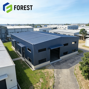 Almacén de Gran Envergadura con Estructura de Acero Estadounidense, Nave Industrial Ligera con Aislamiento de Lana de Roca para Filipinas, Multi-pisos para el Sudeste Asiático - Product Image 1