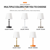 Lampe de table à abat-jour plissé, lampe de nuit LED sans fil pour mariage, fête, chambre à coucher, salon, décoration de la maison