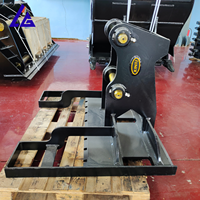 Support de fixation de fourches pour mini-excavatrice de 1 à 5 tonnes, fourches à palettes, fixation par broche, prix direct usine CE