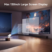 Lumière plus forte vente en gros HY300 PRO Hd Home cinéma projecteur intelligent Android 12 Beamer téléphone Portable extérieur Mini Proyector