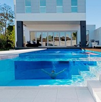 En gros chine importation acrylique plexiglas piscine creusée