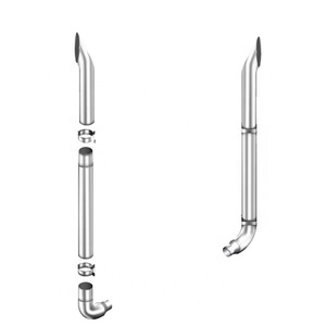 클래식 3피스 배기 키트 7인치에서 5인치 길이 96인치에 적합합니다. - Product Image 1