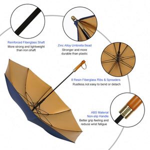 Parapluie de voyage automatique personnalisé avec logo, protection UV automatique, impression de logo - Product Image 3