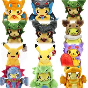 Meilleures ventes de peluches mignonnes de dessins animés japonais, poupées d'anime Pokemon Pikachu pour enfants, jouets en peluche populaires - Product Image 2