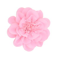 Fleur en mousseline de soie 1 pièce, 10cm, épingle à cheveux pour enfants et bébés