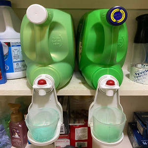 ถาดรองน้ำยาซัก<span class=keywords><strong>ผ้า</strong></span> ที่วางแก้ว ที่จ่ายสบู่ น้ำยาปรับผ้านุ่ม อุปกรณ์เสริมในอ่าง ภาชนะใส่น้ำ ที่จัดระเบียบพลาสติก - Product Image 2