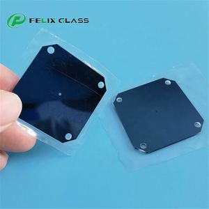 Substrat en verre optique FELIX, verre sodocalcique B270/K9 avec revêtement au chrome noir - Product Image 2