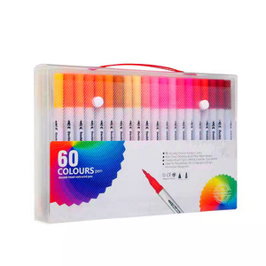 Juego de rotuladores de acuarela de 12 colores con punta doble para principiantes y útiles escolares - Product Image 4