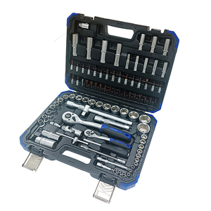 Juego de Herramientas Combinadas de Reparación Automotriz Manual y a Máquina Personalizado de 94 Piezas con Llaves de 1/4" y 1/2" - Kit de Reparación TC-SET-94PCS-HL - Product Image 1
