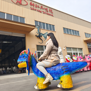 Scooter animatronique électrique de dinosaure de centre commercial <span class=keywords><strong>Dino</strong></span> à jetons pour des enfants - Product Image 3