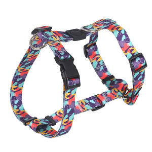2024 produk hewan peliharaan pabrik desain gratis anjing berbentuk H <span class=keywords><strong>Harness</strong></span> baru Tetoron anyaman kecerahan tinggi dapat disesuaikan anjing <span class=keywords><strong>Mini</strong></span> <span class=keywords><strong>Harness</strong></span> - Product Image 5