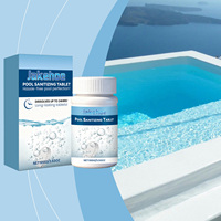Tablettes de nettoyage pour piscines à vente chaude, dissolution lente, décontamination, amélioration de la qualité de l'eau de la piscine, purificateur, dose de comprimé