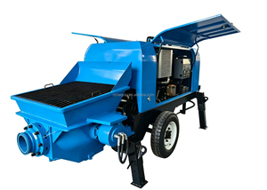 Bomba de Hormigón Estacionaria de 45kW y 12MPa, Bomba de Transporte de Hormigón de Piedra Fina de 18-20m³/h con Alcance Horizontal de 400m y Vertical de 100-150m - Product Image 3