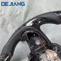Volant en fibre de carbone forgé personnalisé pour Dodge Challenger Hellcat Charger SRT Grand Cherokee Durango SRT avec LED