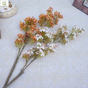 Fleurs artificielles en soie lilas vintage, simulation, accessoires de mariage, <span class=keywords><strong>exposition</strong></span>, 6 couleurs - Product Image 2