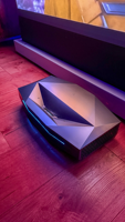   Projecteur laser 4K Aetherion MAX 3300 ISO Lumen 6000:1 avec Google TV, prise en charge 3D, triple laser RGB pur pour la maison