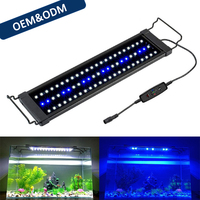 Lampes LED pour aquarium RGB à intensité variable, étanches IP65, barre lumineuse pour aquarium, lampe submersible sous-marine