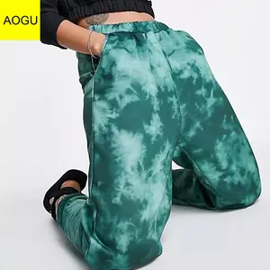 Calça de algodão solta para corrida, alta qualidade, design solto, baggy, para amarrar, calça de moletom