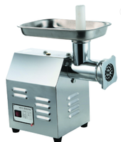 Nouveau hachoir à viande électrique automatique commercial en acier inoxydable 12 avec capacité de 120 KG/h pour le traitement des cerfs et des aliments pour animaux domestiques