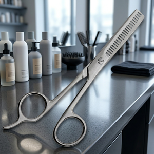 ASAP BEAUTY PAKISTAN - Juego de Tijeras de Peluquería Profesionales de Acero Inoxidable Japonés de 6 Pulgadas, para Diestros, con Mango Largo y 26 Dientes - Product Image 2