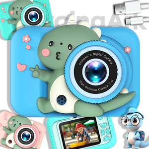 กล้องวิดีโอโปรเจคเตอร์ SourcingArk 1080p ของเล่นเด็ก กล้องมินิ HD หน้าจอขนาดเล็ก ของขวัญเด็ก ของขวัญวันเกิด กล้องดิจิตอลสำหรับเด็ก Q6 - Product Image 1