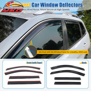 Deflectores de Ventana Laterales Acrílicos para Jeep Cherokee 14-23, 4 Piezas - Product Image 2