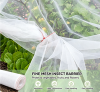 Filet anti-insectes en HDPE pour la lutte antiparasitaire en agriculture, idéal pour les cultures, les jardins potagers et les serres