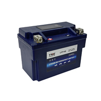 Batterie de moto semi-solide au lithium 12V 6Ah 360CCA LiFePO4 LFP14S 2000 Cycles Pièces détachées Powersports Course Motocross