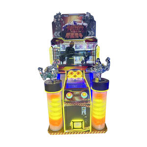 Máquina de juego Arcade para interiores, precio al por mayor, simulación de tiro Skye oscurecido que funciona con monedas, 2 <span class=keywords><strong>pistolas</strong></span>, carreras para niños, madera - Product Image 1