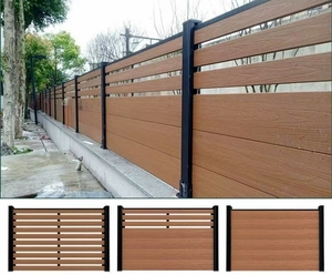 Panneaux de clôture en bambou décoratifs personnalisés pour <span class=keywords><strong>jardin</strong></span> Panneau de clôture <span class=keywords><strong>Bois</strong></span>-Plastique élégant Clôture décorative pour l'extérieur - Product Image 5