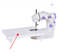 Mini machine à coudre électrique domestique avec support de table, moteur à aiguille simple, sans lubrification, facile à utiliser, vente en gros d'usine
