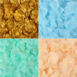 กลีบดอกไม้ประดิษฐ์สำหรับตกแต่งงานแต่งงานช่อดอกไม้สีชมพูสีขาวกลีบดอกกุหลาบประดิษฐ์ - Product Image 3