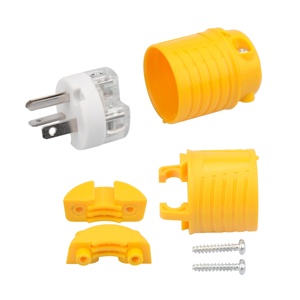 J453 20 Amp de <span class=keywords><strong>125</strong></span> voltios hoja recta enchufe y conector tierra macho y hembra NEMA 5-20P & 5-20R 15A <span class=keywords><strong>125</strong></span> V - Product Image 4
