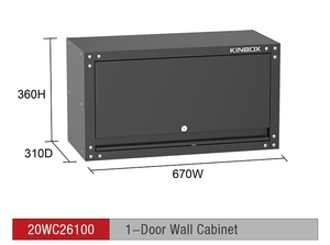 Heavy Duty Metal Tool Cabinet <b>Drawers</b> <b>Workshop</b> Home Garage OEM Customizable DIY Assembly 1-Door Wall Cabinet 3-Year Warranty 20W - Product Image 2