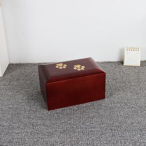 Urne commémorative personnalisée en bois pour animaux de compagnie avec photo, urne de crémation pour les cendres <span class=keywords><strong>des</strong></span> <span class=keywords><strong>chiens</strong></span> - Product Image 1