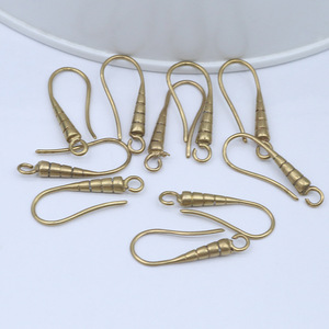 Ganchos de cobre para pendientes con forma de gota para la fabricación de aretes, origen Yiwu 81 - Product Image 3