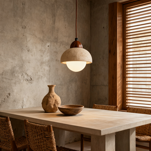 Lámpara Colgante JACKSUN de Estilo Nórdico Moderno, de Piedra Amarilla, para Restaurante, Bar, Dormitorio, Lámpara de Techo de Cemento y Terrazo - Product Image 5