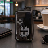 Casing Kunci Mobil 3 Tombol untuk Toyota Prius 30 Alpha Aqua Land Cruiser Auris untuk Lexus LC 200 Penutup Kunci Remote 2012 - 2014